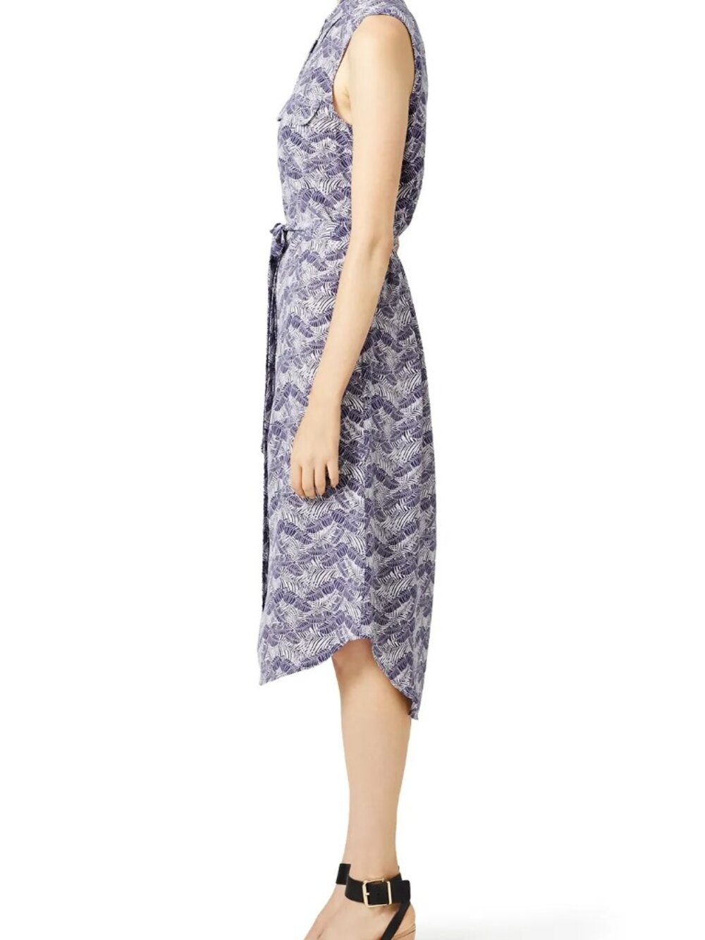 Equipment "Tegan" Sleeveless Silk Shirt Dress size M - Picture 4 of 6